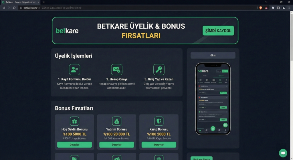betkare güncel giriş